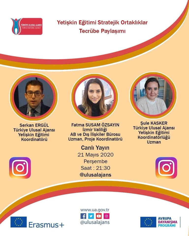 Instagram live broadcast with the Turkish National Agency